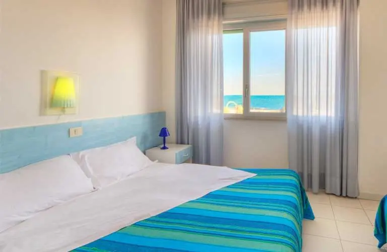 Spazi luminosi degli appartamenti Hotel Bianchi a Porto Recanati